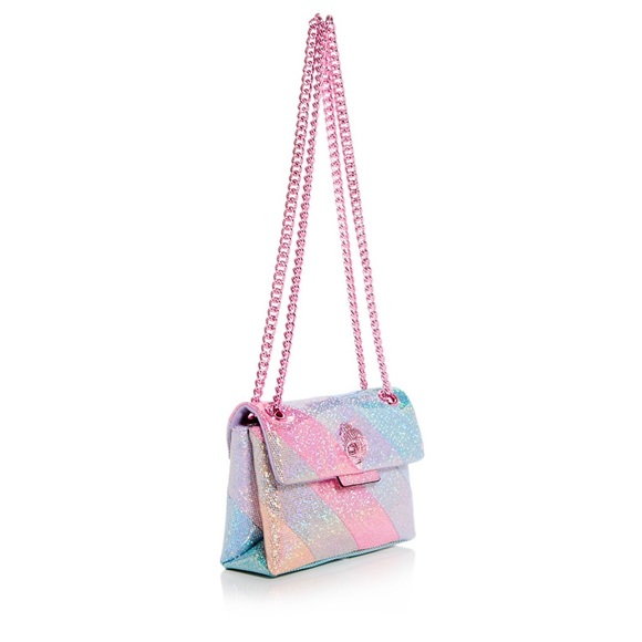 Kurt Geiger London Mini Kensington Glitter Holographic Crossbody Bag - Picture 8 of 8